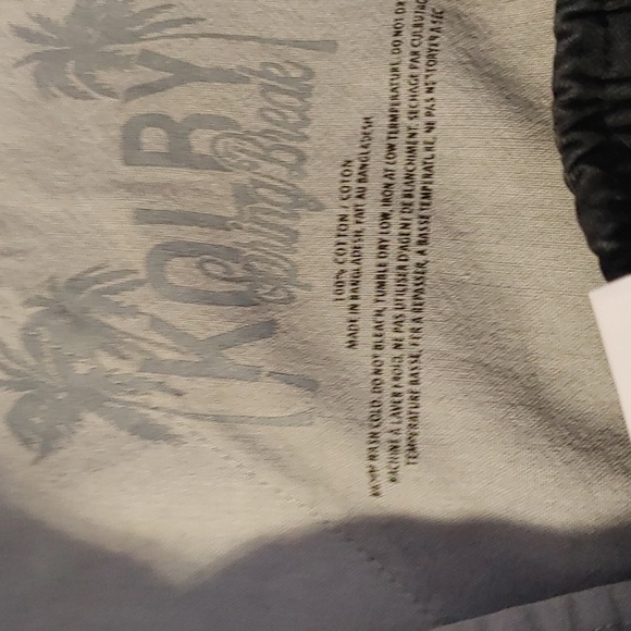 NEW MEN'S KOLBY BLACK SPRING BREAK VOLLEY SHORTS SIZE LARGE - Picture 12 of 14